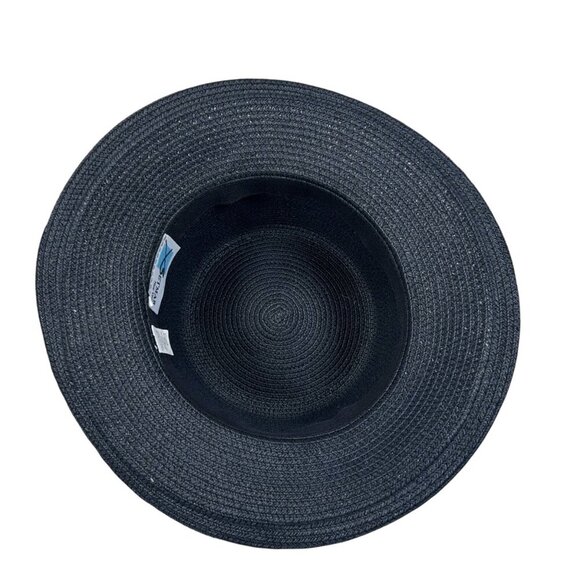Betmar New York Paper Straw Hat Travel Lightweight Outdoors Beach Hiking Gardeni